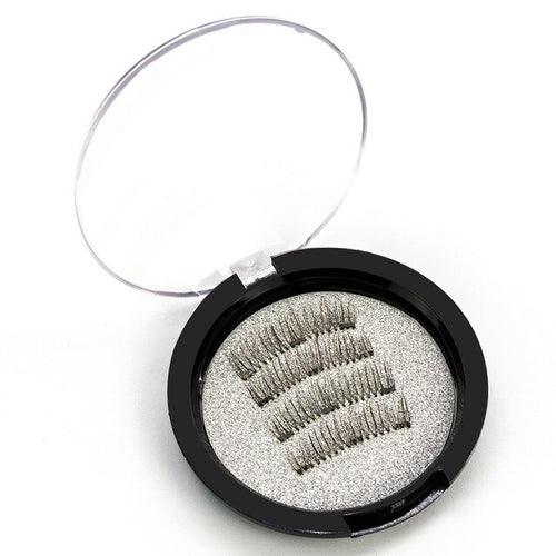 4pcs/box Magnetic Eyelashes With 3 Magnets - zoter Shop