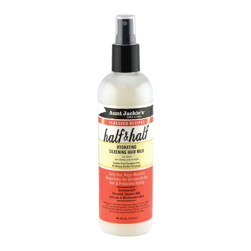 Aunt Jackie’s Flaxseed Half & Half Silkening Hair MIlk 12oz