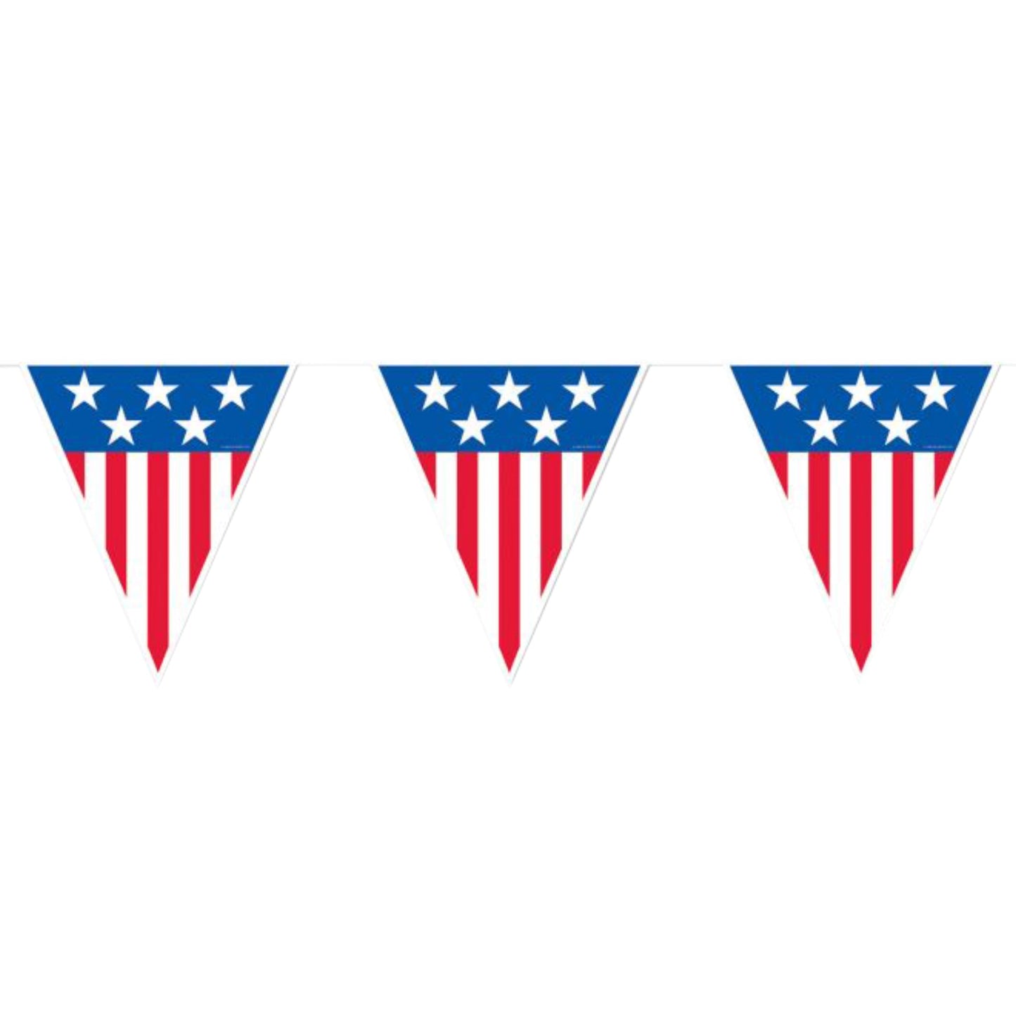 Stars & Stripes 12' Pennant Banner