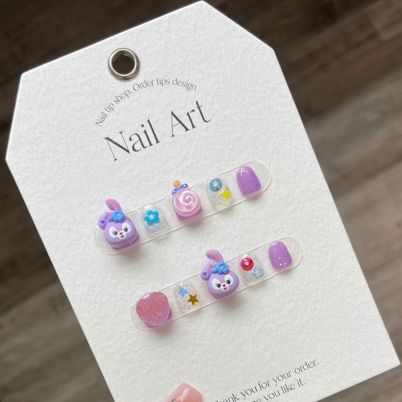 Starry Road Cute Nail