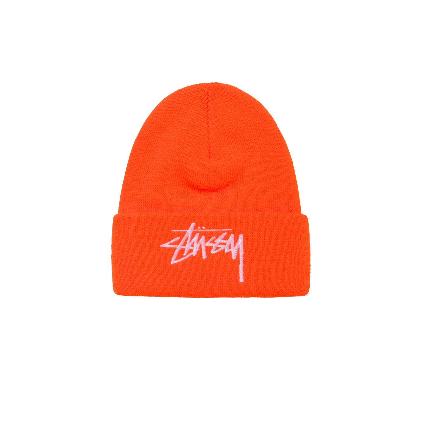 Stussy Big Stock Cuff Orange Beanie