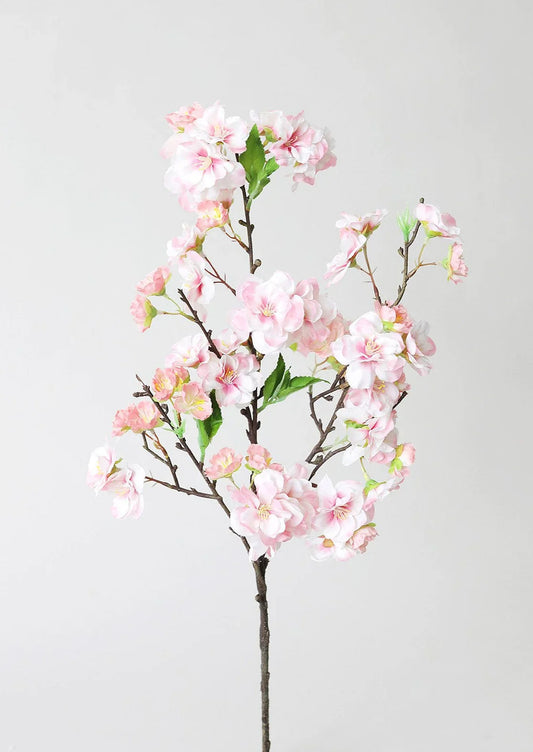 Set Of Three Artificial Baby Cherry Blossom Branch - 18"