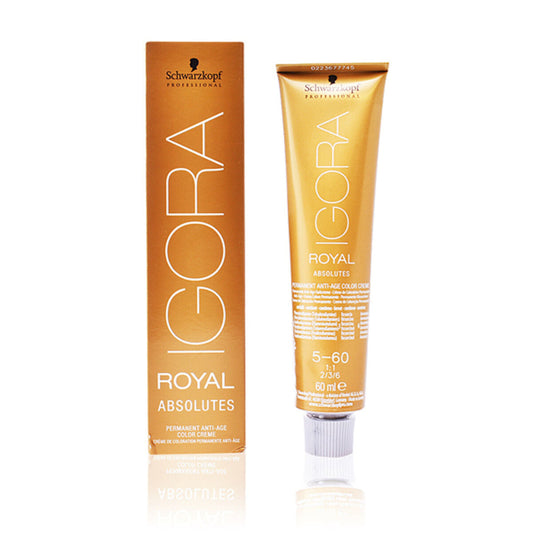 Anti-Ageing Colouring Gel Igora Absolutes N5-60 Schwarzkopf (60 ml)
