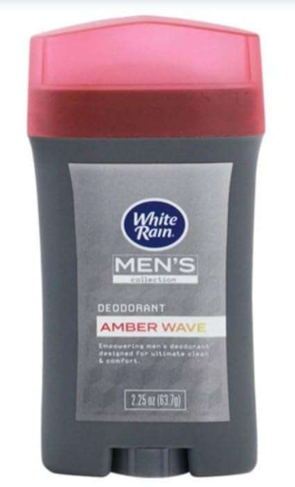 White Rain Men's Collection Deoderant Amber Wave NET WT 2.25 oz (63.7 g)