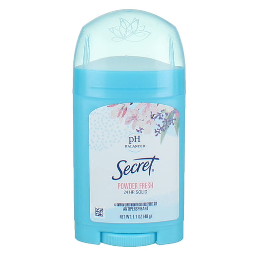 Secret Powder Fresh Solid Antiperspirant Deodorant 1.7 Ounce (Pack of 4)