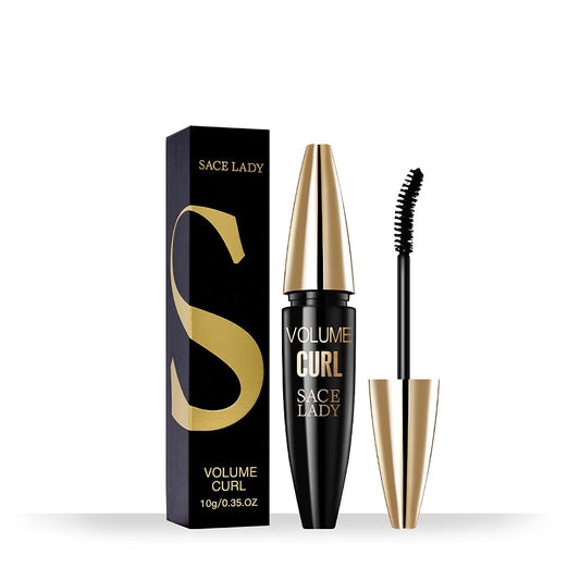 Ultra-Black Mascara Volume Curl Waterproof Eyelash Extension Mascara Long Lasting Smudge-proof Thick Natural Eye Make Up 0.35 Oz