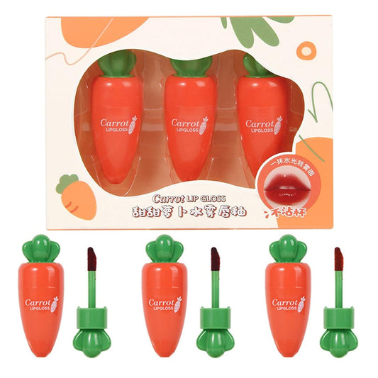Tower28 Sweet Radish Water Mist Lip Glaze Three Sets Of Lip Gloss Non Stick Cup Not Easy To Fade Lipstick Mini Set Box Lipstick Long Lasting Lipstick Makeup Must Haves