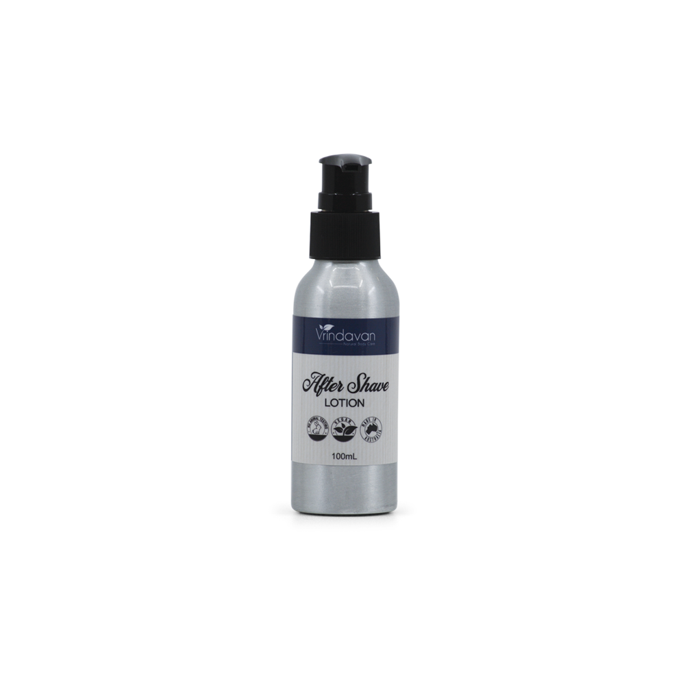 Vrindavan Aftershave Moisturizer – Certified Organic and Vegan-Friendly, Luxuriously Hydrating