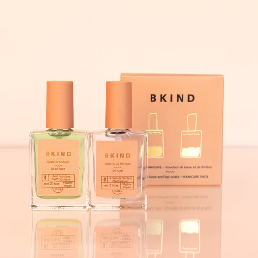 Manicure Pack - Nail Polish Base and Top Coats