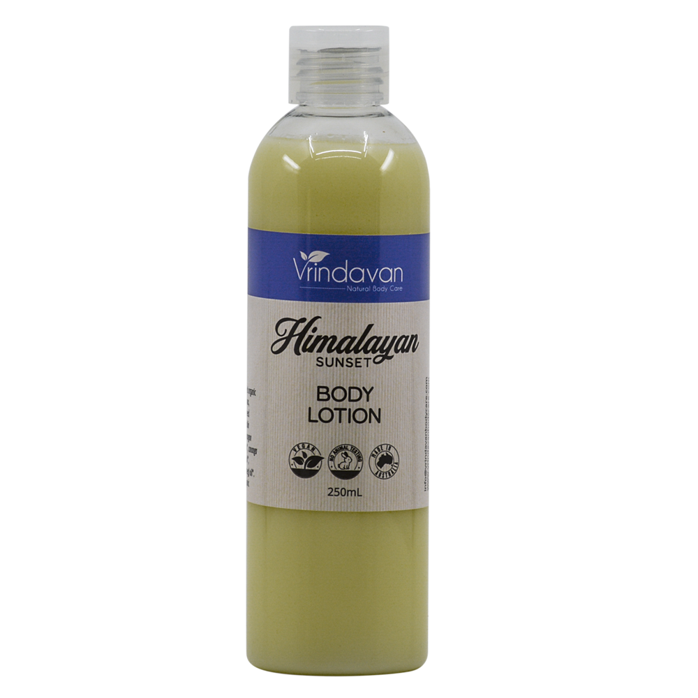 Vrindavan Body Lotion Himalayan Sunset – Hydrating and Nourishing Skincare
