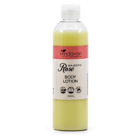 Vrindavan Body Lotion Majestic Rose – Elegantly Hydrating and Nourishing