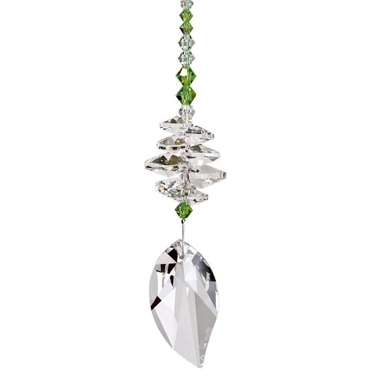 Spring Leaf Crystal Brilliance Cascade Suncatcher