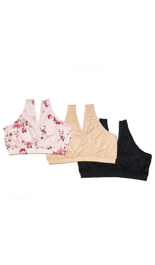 Everly Grey 3pk of Lounge Bras
