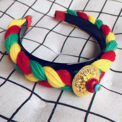 Tibetan-style jewelry pressed braids Headwear ethnic hair hoop hairline