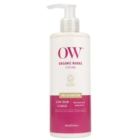 Organic Works Glow Cream Cleanser 300ml