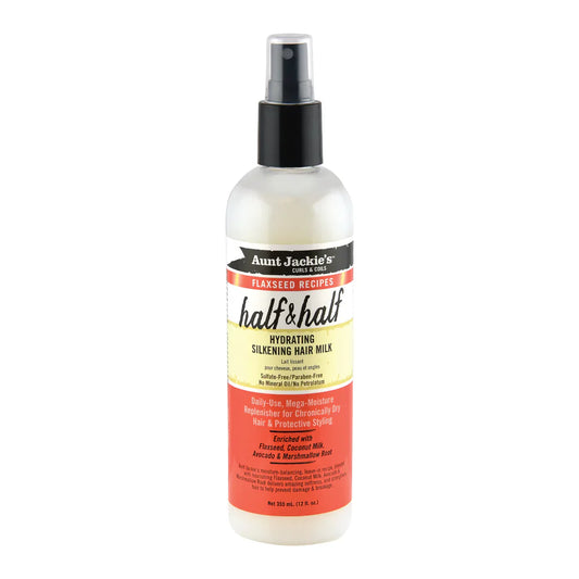Aunt Jackie’s Flaxseed Half & Half Silkening Hair MIlk 12oz