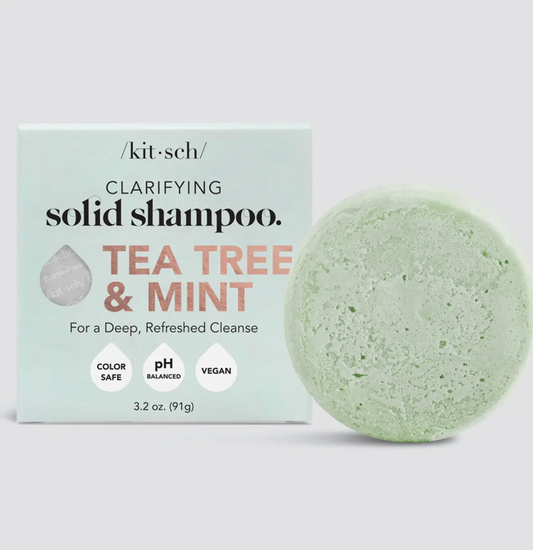 Tea Tree + Mint Clarifying Shampoo Bar By KITSCH