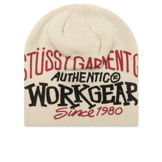 Workgear Print Skullcap - Bone