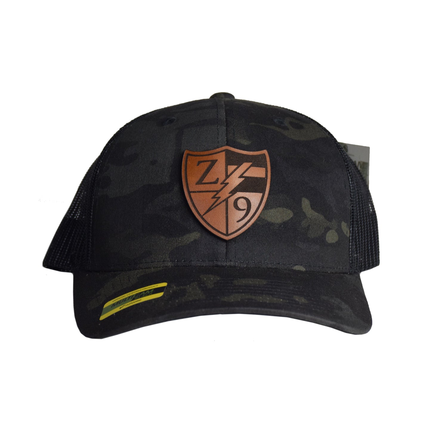 Z9 Shield Logo Leather Snapback