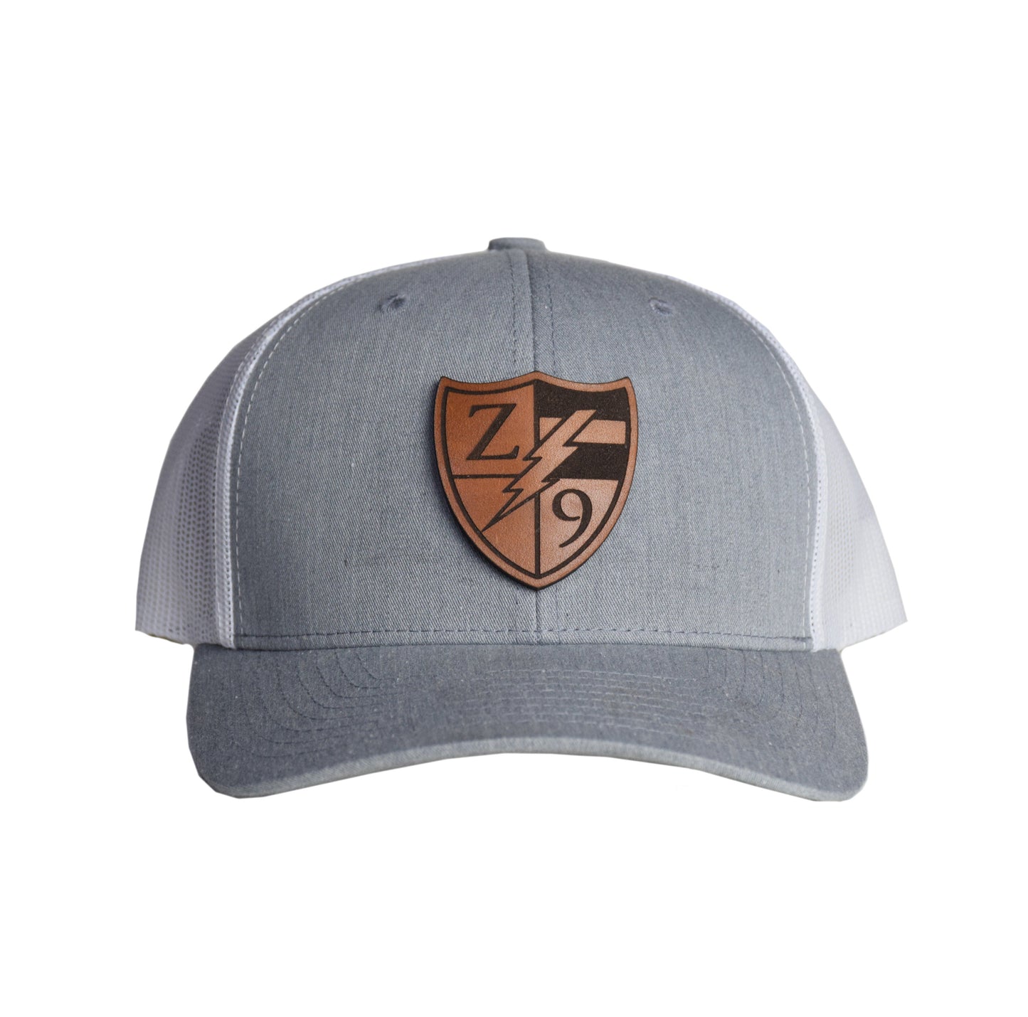 Z9 Shield Logo Leather Snapback
