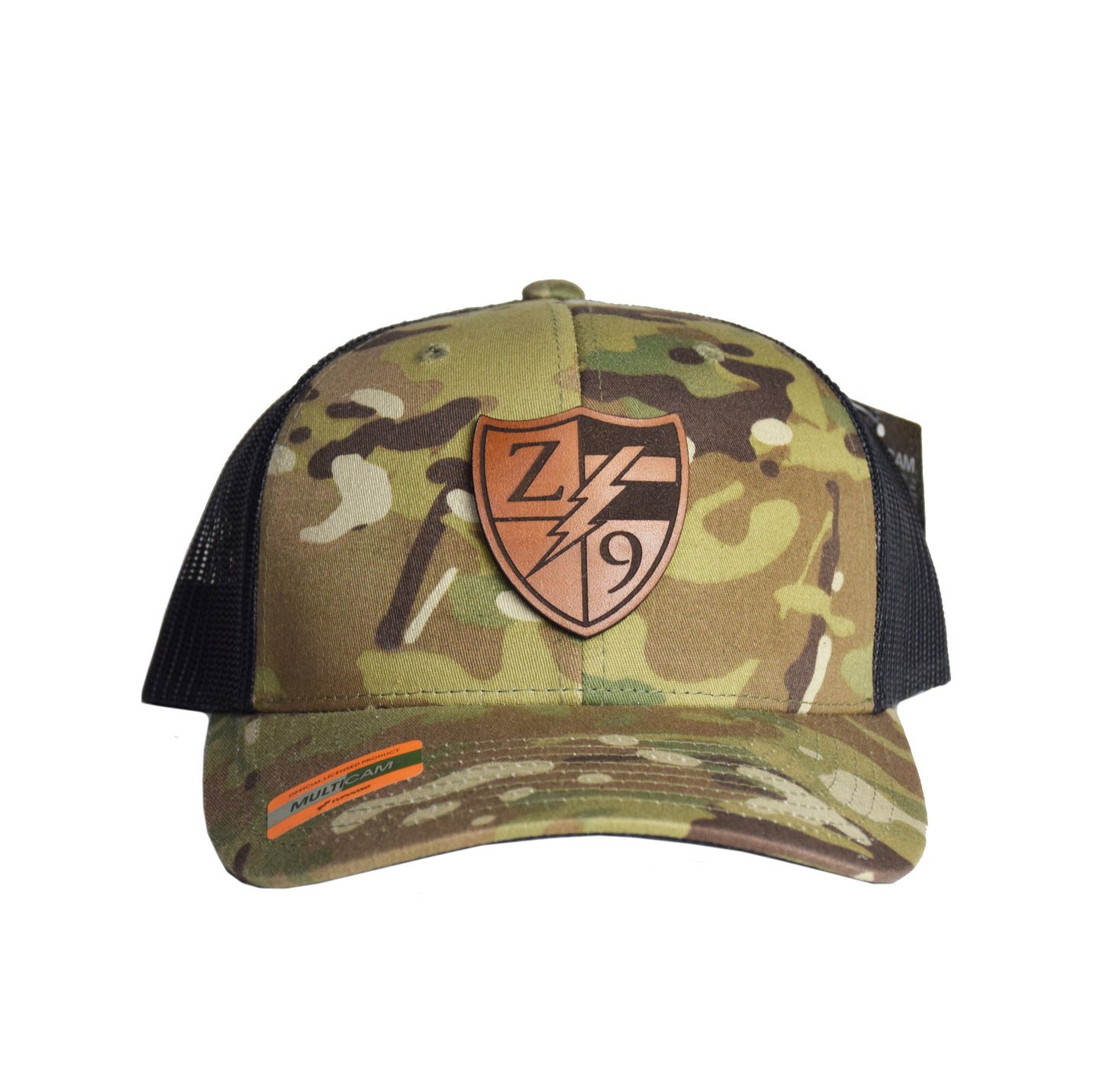 Z9 Shield Logo Leather Snapback