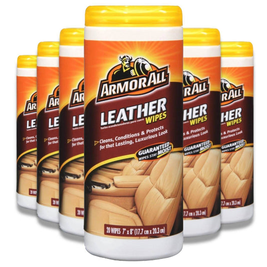 Armor - All Leather Wipes - 20 ct  - 6 Pack