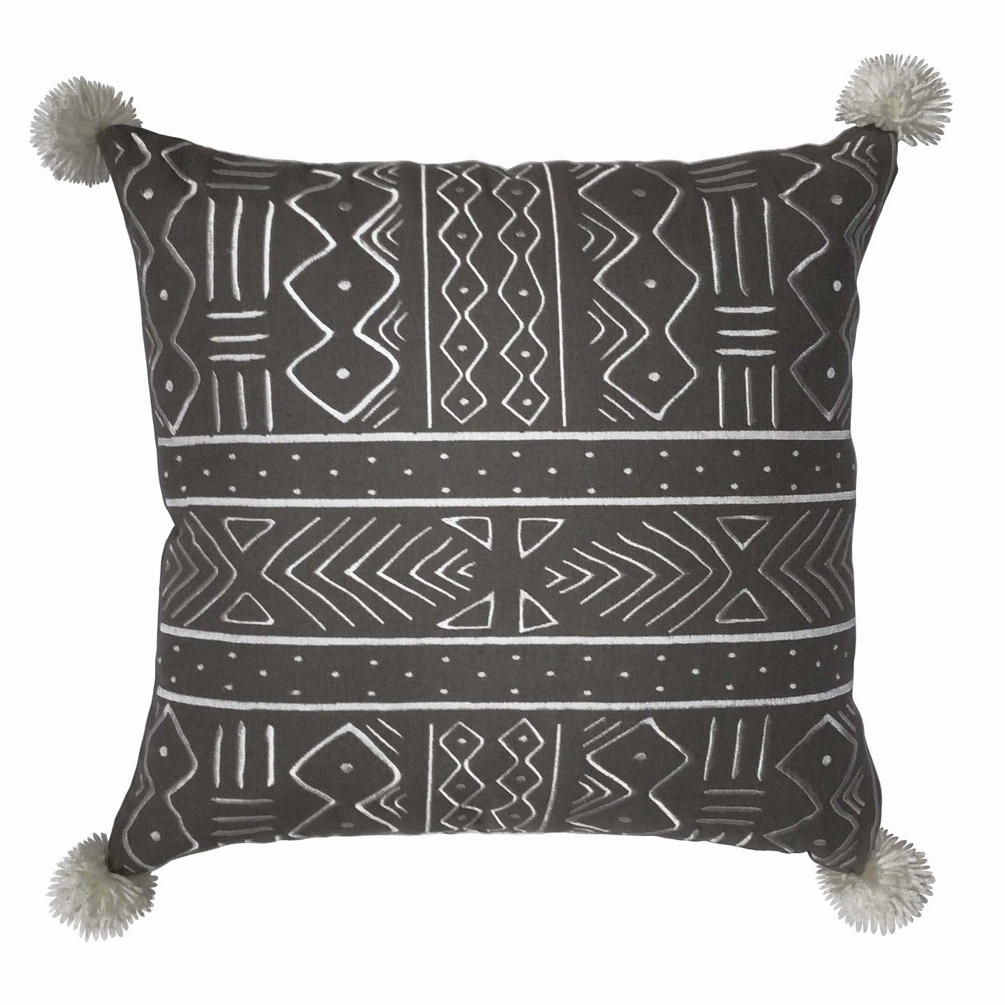 Brooklyn Flat Brooklyn Flat Kata Embroidered Decorative Pillow