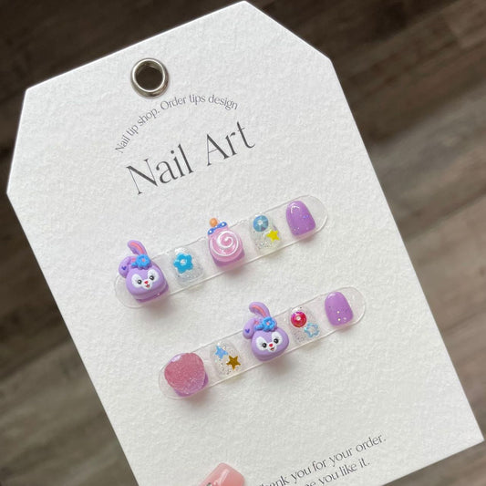 Starry Road Cute Nail
