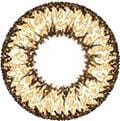 Geo Nudy Brown Circle Lens