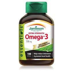 Jamieson Omega 3-6-9 1200mg No Fishy Aftertaste 180 Softgels