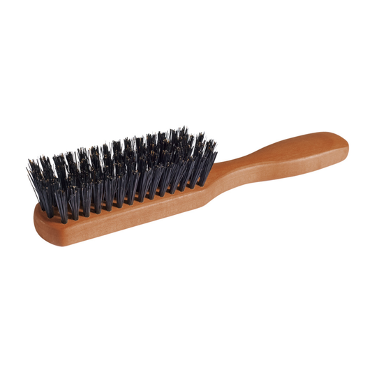 Pear Wood Pocket Boar Bristle Hairbrush