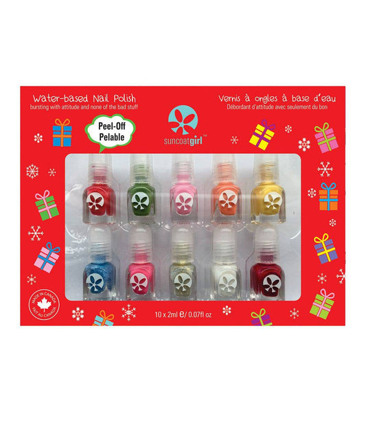 SuncoatGirl Merry Mini Manicure Kit 10 Pack