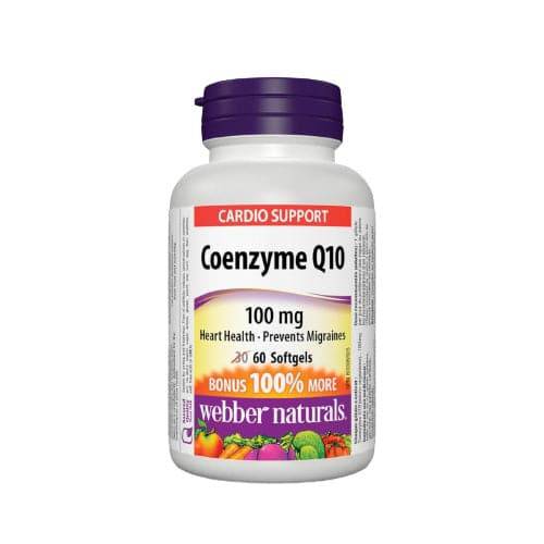Webber Naturals Coenzyme Q10 100mg 60 Softgels
